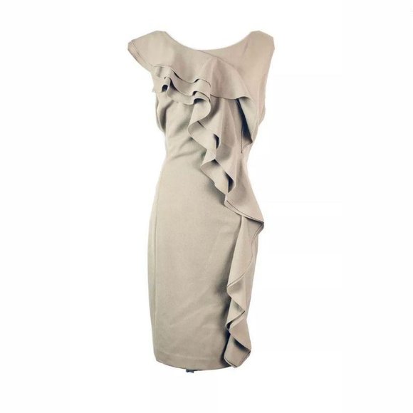 calvin klein peplum dress